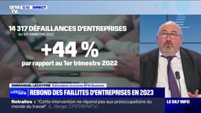 Rebond des faillites d'entreprises en 2023 - 18/04