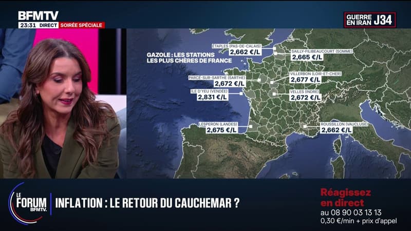 FORUM BFMTV - voici où se situent les stations de gazole les plus chères de France?