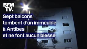 Sept balcons tombent d'un immeuble à Antibes et ne font aucun blessé