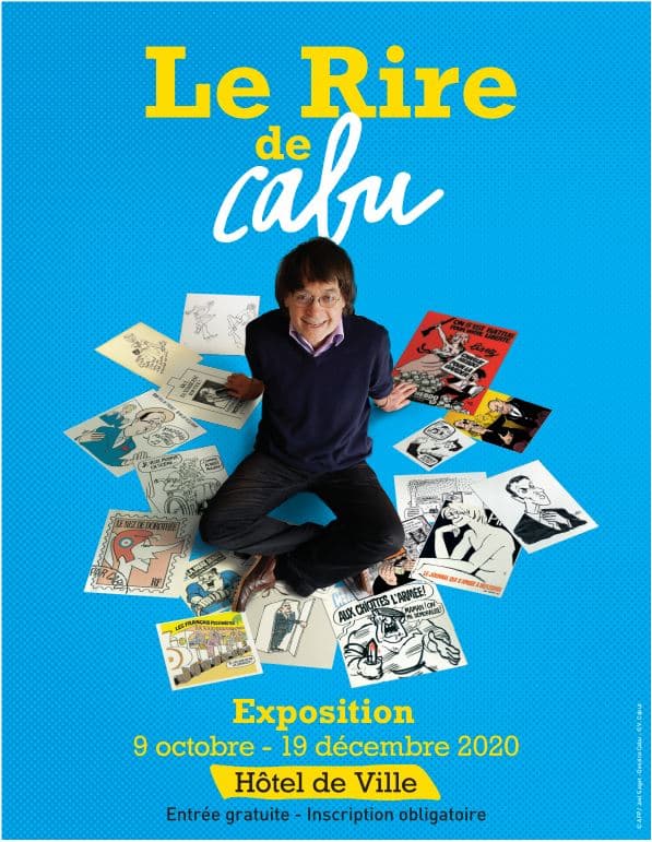 "Le rire de Cabu", l'exposition consacrée à Cabu, à l'Hôtel de ville jusqu'au 19 décembre.