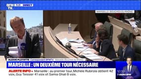 Marseille: au premier tour, Michèle Rubirola obtient 42 voix, Guy Tessier 41 voix et Samia Ghali 8 voix