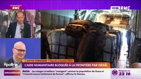 Israël/Gaza: "C'est quand même une aberration que depuis des mois, des centaines et des milliers de tonnes de vivres soient bloqués par le gouvernement israélien", dit David Cormand, député européen EELV