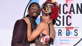Offset et Cardi B aux American Music Awards, en octobre 2018