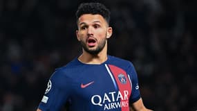 Gonçalo Ramos bouché bée lors de PSG-Newcastle, novembre 2023