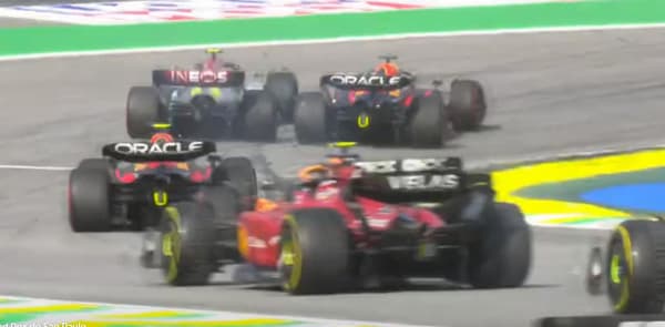 L'accrochage entre Verstappen et Hamilton au Brésil, le 13 novembre 2022