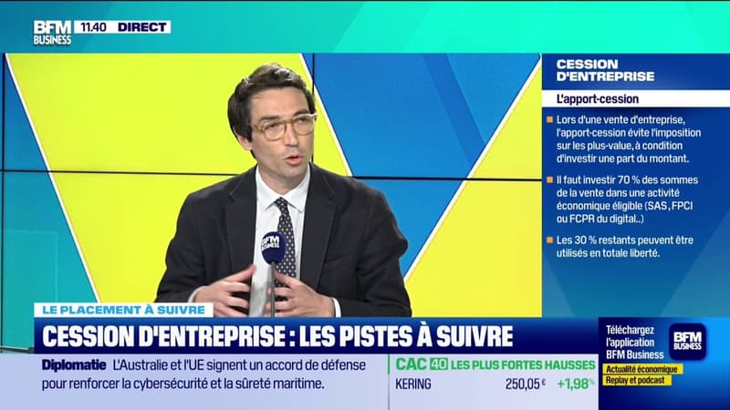 Apport-cession : différer l’impôt lors de la vente d’une entreprise