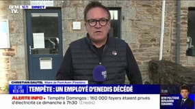 Christian Dautel, maire de Pont-Aven, sur le salarié d'Enedis décédé: "Je tenais à rendre hommage à tous ces hommes qui sont des héros"