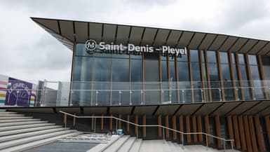 La nouvelle station de la ligne 14, Saint-Denis Pleyel.
