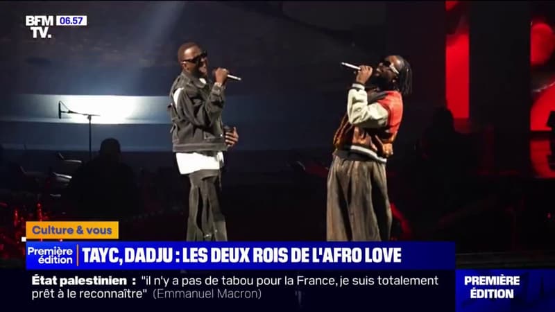 Regarder la vidéo Après leur album, Tayc et Dadju, les deux rois de l'Afro Love, fusionnent leurs univers dans une série de concerts