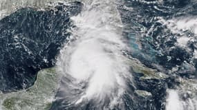 Images satellites de l'ouragan Michael lundi 9 octobre.