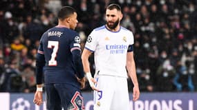Kylian Mbappé et Karim Benzema