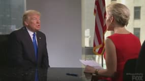 Donald Trump et la journaliste Megyn Kelly lors d'un entretien diffusé mardi 17 mai sur Fox News.