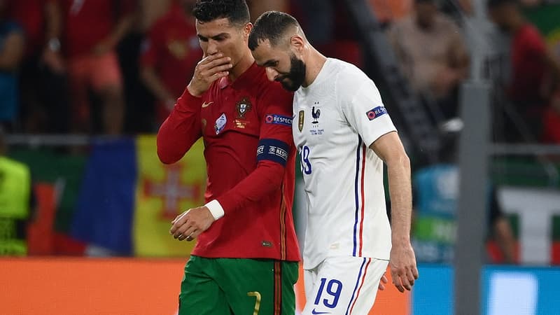 Portugal-France: ce que se sont dit Benzema et Ronaldo