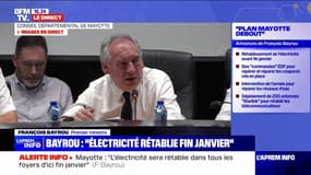 Mayotte: François Bayrou veut "interdire et empêcher la reconstruction des bidonvilles"