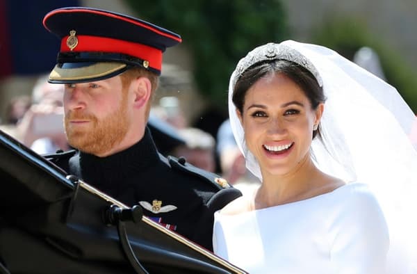 Le prince Harry et Meghan Markle le 19 mai 2018, jour de leur mariage