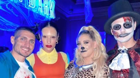 Le couple Verratti et Wanda Icardi pour Halloween Le couple Verratti et Wanda Icardi pour Halloween