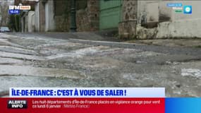 Froid en Île-de-France: c'est à vous de saler
