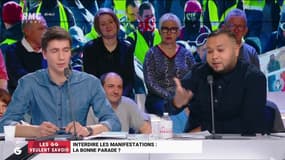 "Les Grandes Gueules" de RMC: interdire les manifestations des "gilets jaunes", la solution?