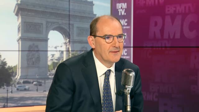 Le Premier ministre Jean Castex invité de Jean-Jacques Bourdin sur BFMTV-RMC, le 8 juillet 2020.