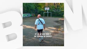Le créateur de contenus spécialisé dans le basketball Hoopsidia s'est rendu sur le terrain du jardin des Curiosités à Lyon