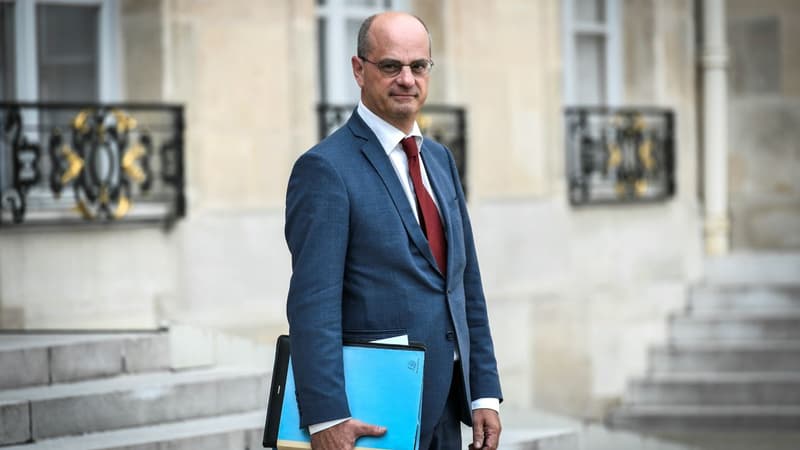 Le ministre de l'Education Jean-Michel Blanquer, le 31 août 2018 à l'Elysée.