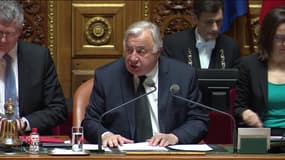 Gérard Larcher le 16 mars 2023 (illustration)