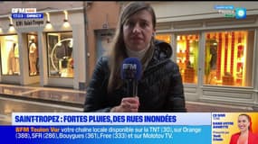 Var: Saint-Tropez touchée par de fortes pluies et des inondations 