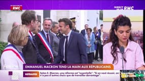 Emmanuel Macron tend la main aux républicains 