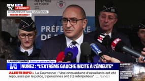 "Deux policiers ont été légèrement blessés" après l'attaque du commissariat de La Courneuve, affirme Laurent Nuñez