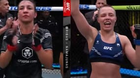 Rose Namajunas victorieuse face à Amanda Ribas 