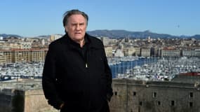 L'acteur Gérard Depardieu à Marseille, le 18 février 2018