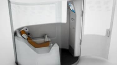 Une cabine de télésanté.
