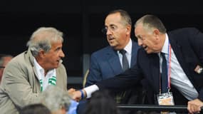Bernard Caïazzo et Jean-Michel Aulas