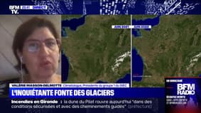 "Quand on met 1kg de CO2 dans l'atmosphère, on va perde à peu près 15 kg de masse de glacier", affirme la présidente du groupe 1 du Giec