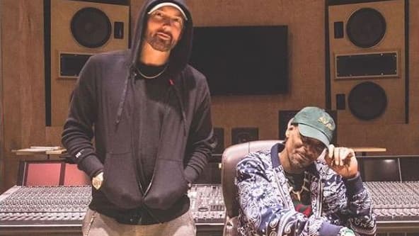 Eminem et Snoop Dogg en studio