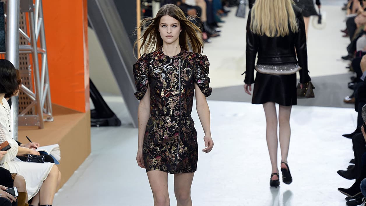 Un défilé Louis Vuitton en mars 2015