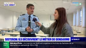 Sisteron: les lycéens découvrent le métier de gendarme