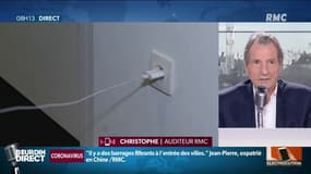 Christophe raconte sur RMC: "Mon téléphone a pris feu dans la poche mon pantalon"