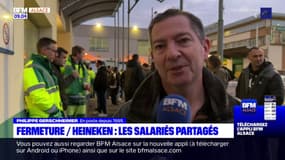 Mobilisés devant la brasserie de Schiltigheim, les salariés d'Heineken réagissent à la fermeture