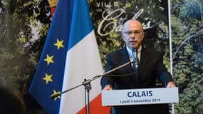 Bernard Cazeneuve, le ministre de l'Intérieur, s'est rendu à Calais, ce lundi.