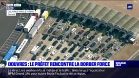 Douvres: le préfet des Hauts-de-France rencontre la border force