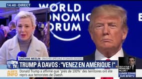 Ce qu'il faut retenir du discours de Donald Trump à Davos