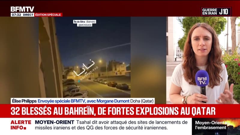 Guerre au Moyen-Orient: 32 personnes blessées au Bahreïn lors d'une attaque de drones