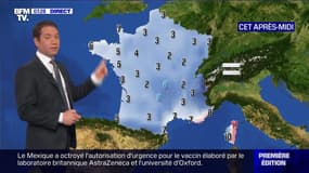 La météo pour ce mardi 5 janvier 2021