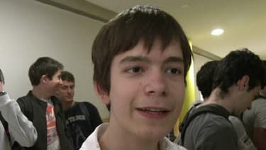 Maxime Parra, 14 ans, s'apprête à passer le bac scientifique.