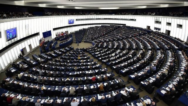 Le parlement européen.