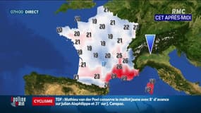 Météo de mardi 29 juin : des orages et de la fraîcheur 