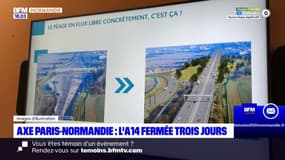 Axe Paris-Normandie: l'A14 fermée trois jours 