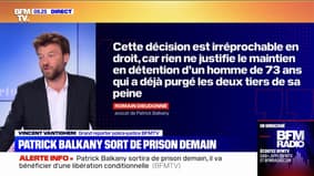 Libération conditionnelle de Patrick Balkany: son avocat évoque une "décision irréprochable en droit"