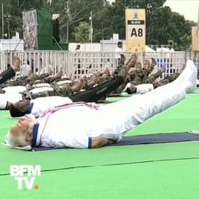 Le Premier ministre, les diplomates et les citoyens célèbrent la journée internationale du Yoga en Inde